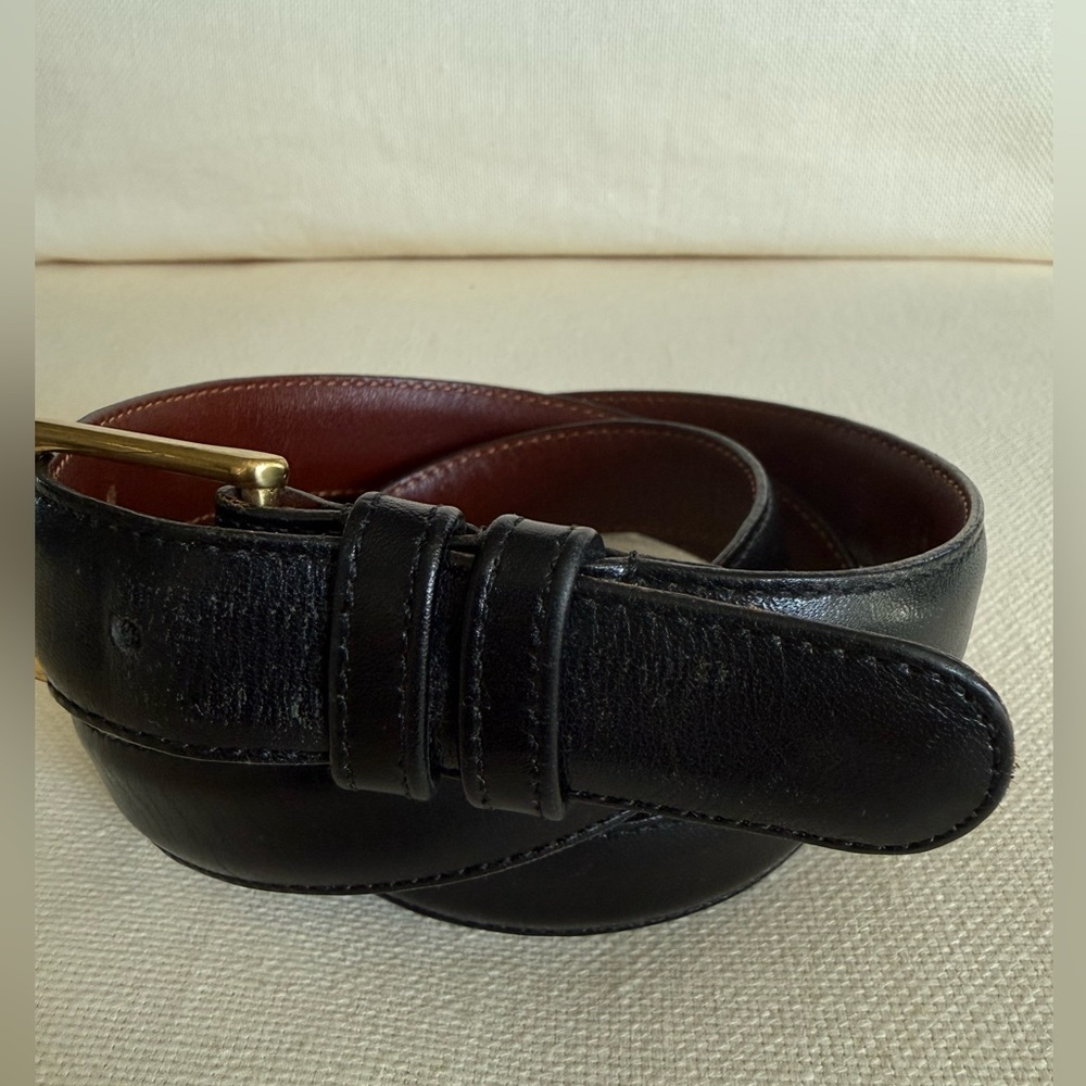Coach 5700 Men’s Black Leather Belt Size 38/95CM - Picture 4 of 14